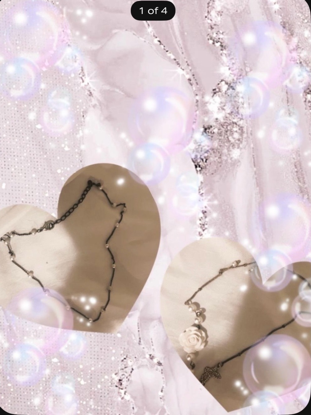 Rose Angel Coquette Choker Duo | Pearl + Butterfly | Micro Bundle